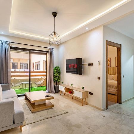 Jolie & Luxueux Appart A Gueliz - 100% Equipe Marrakesh Exterior photo