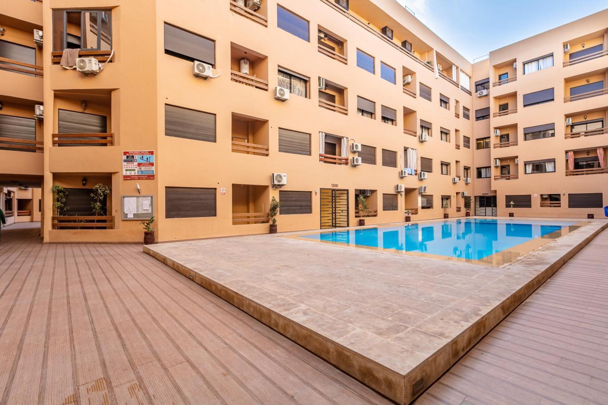 Jolie & Luxueux Appart A Gueliz - 100% Equipe Marrakesh Exterior photo